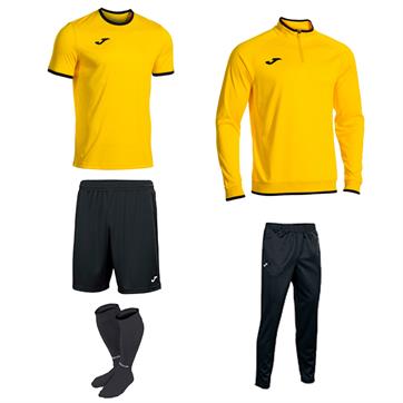 Joma Combi Premium Mid Player Pack - Yellow/Black
