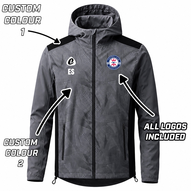 Bespoke Sublimation Premium Waterproof Dobby Rain Jacket - FUSE Design
