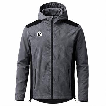 Bespoke Sublimation Premium Waterproof Dobby Rain Jacket - FUSE Design - Storm Grey/Black