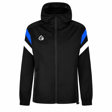 Bespoke Sublimation Premium Waterproof Dobby Rain Jacket - PARK Design - Black/True Blue/White