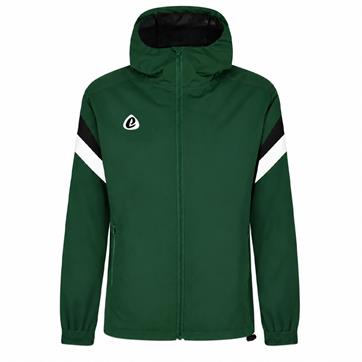 Bespoke Sublimation Premium Waterproof Dobby Rain Jacket - PARK Design - Bottle Green/Black/White