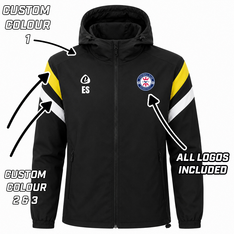 Bespoke Sublimation Premium Waterproof Dobby Rain Jacket - PARK Design