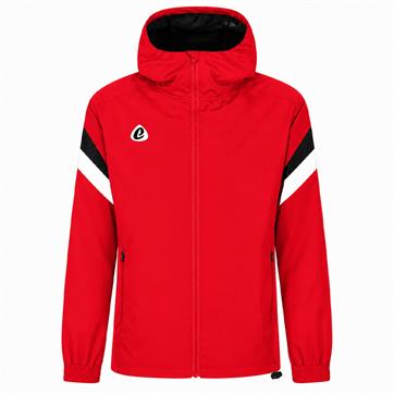 Bespoke Sublimation Premium Waterproof Dobby Rain Jacket - PARK Design - Scarlet/Black/White