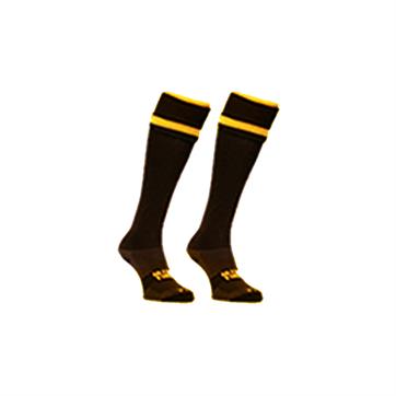 Euro Pro Quality Football Socks - Black / Yellow