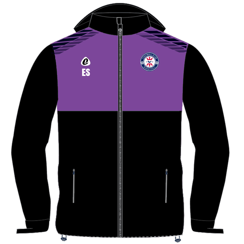 Bespoke Sublimation Fleece Lined Rain Jacket - Pipeline Design