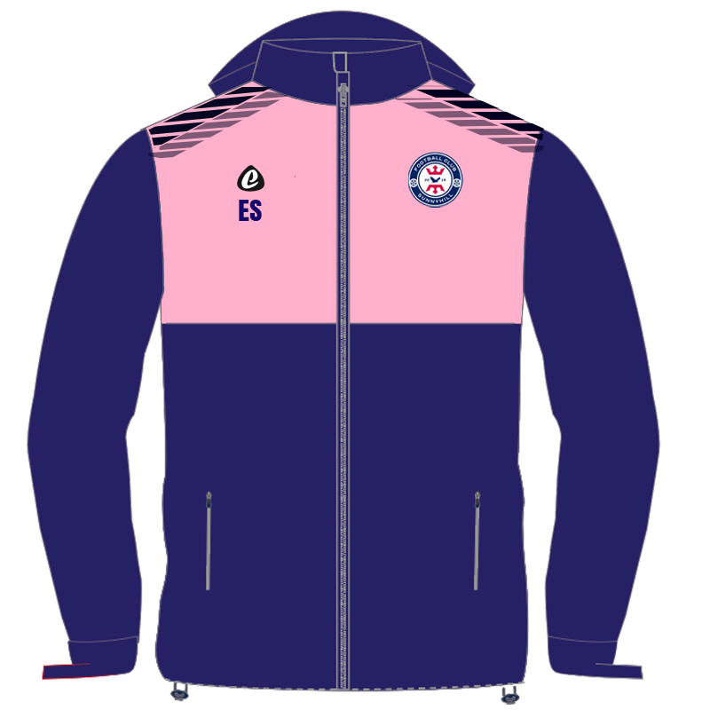 Bespoke Sublimation Fleece Lined Rain Jacket - Pipeline Design