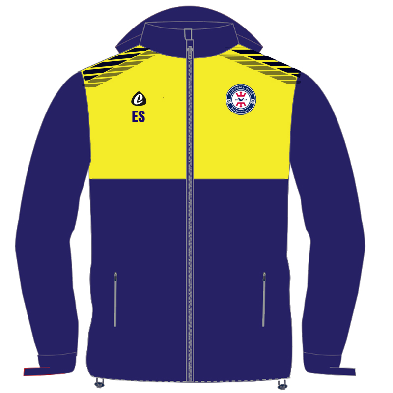 Bespoke Sublimation Fleece Lined Rain Jacket - Pipeline Design