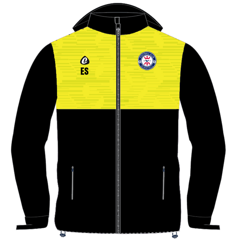 Bespoke Sublimation Fleece Lined Rain Jacket - Spiral Design