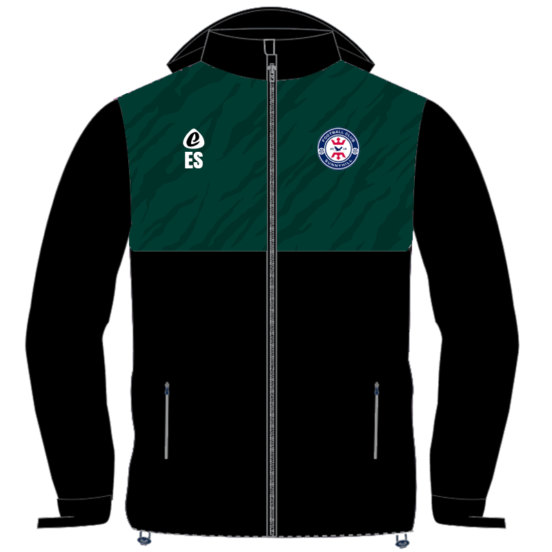 Bespoke Sublimation Fleece Lined Rain Jacket - Tiger Design
