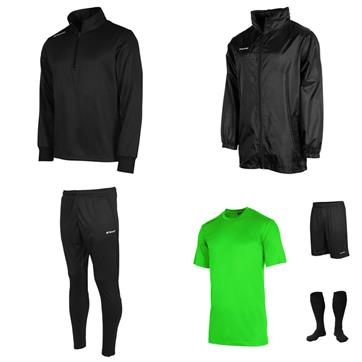 Stanno Field Academy Full Player Pack - Neon Green