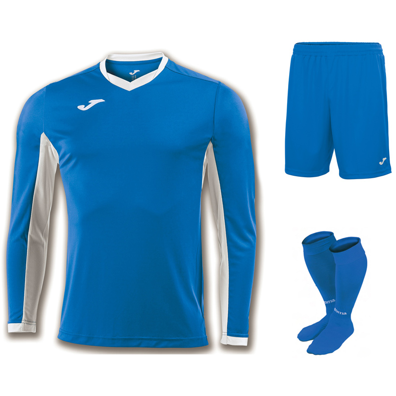 Joma футбольная форма белый с черный