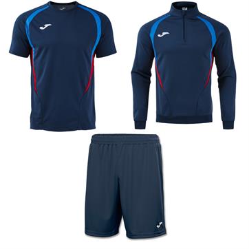 Joma Champion 20 Trio Training Player Pack - Navy/Royal/Red