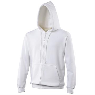 Full Zip Zoodie Hoodie - Arctic White