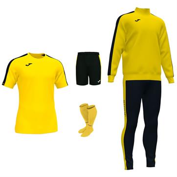 Joma Academy III Academy Mid Player Pack - Yellow/Black