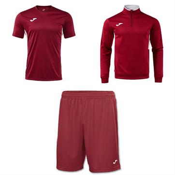 Joma Winner IV Trio Player Training Pack - Ruby/Grey