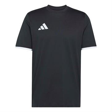 Adidas Entrada 26 Short Sleeve Cotton Tee - Black