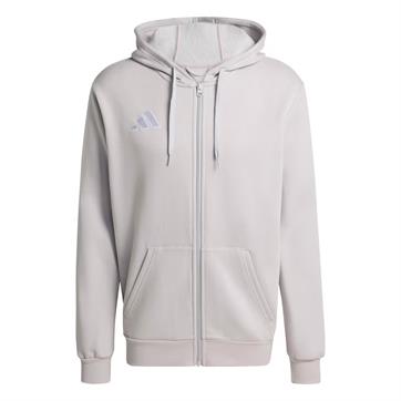 Adidas Entrada 26 Full Zip Hoodie - Grey