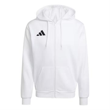 Adidas Entrada 26 Full Zip Hoodie - White