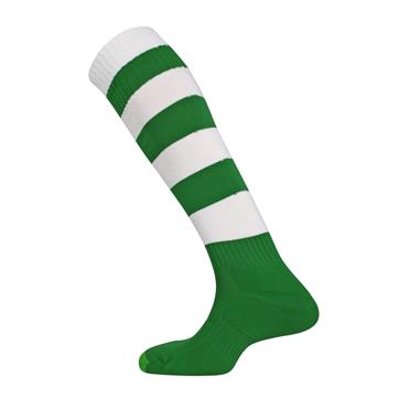 Mitre Mercury Hoop Socks - Emerald / White