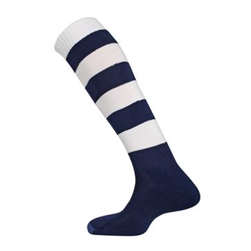Mitre Mercury Hoop Socks - Navy / White
