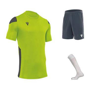 Macron Polis Full Kit Bundle of 10 (Short Sleeve) - Neon Yellow/Anthracite