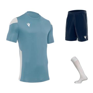 Macron Polis Full Kit Bundle of 10 (Short Sleeve) - Sky/White