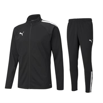 Puma TeamLIGA Full Zip Tracksuit Set - Black