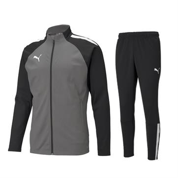 Puma TeamLIGA Full Zip Tracksuit Set - Smoked Pearl