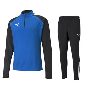 Puma TeamLIGA Half Zip Tracksuit Set - Electric Blue