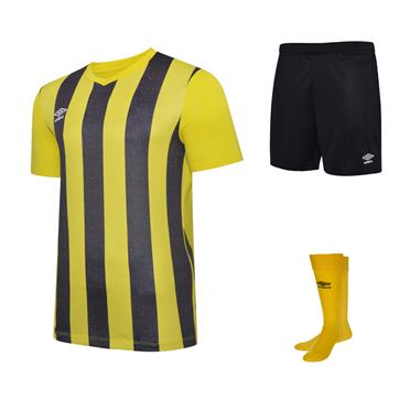 Umbro Ramone Short Sleeve Full Kit Set - Yellow/Black