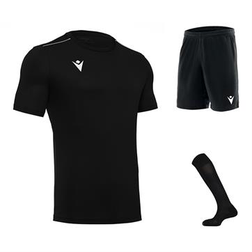 Macron Rigel Short Sleeve Full Kit Set - Black