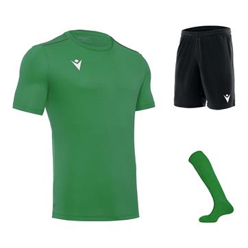 Macron Rigel Short Sleeve Full Kit Set - Green