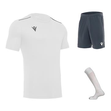 Macron Rigel Short Sleeve Full Kit Set - White