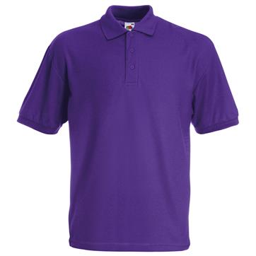 Plain Cotton Polo Shirt - Purple
