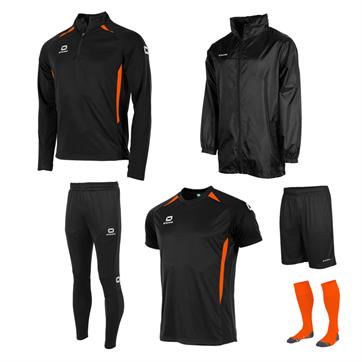 Stanno Stadio Academy Full Player Pack - Black/Orange