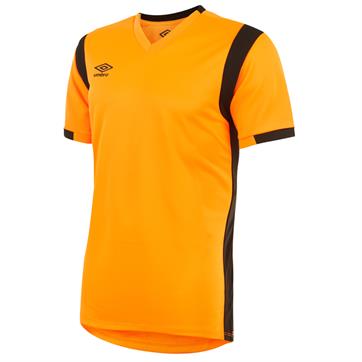 Umbro Spartan Shirt (Short Sleeve) - Shocking Orange/Black