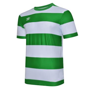 Umbro Triumph Short Sleeve Shirt - Emerald/White