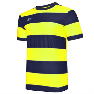 Umbro Triumph Short Sleeve Shirt - Navy/Yellow