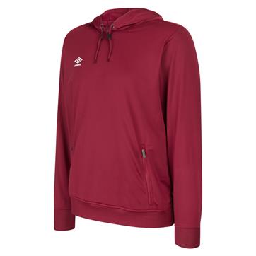 Umbro Club Essential Poly Hoody - Claret