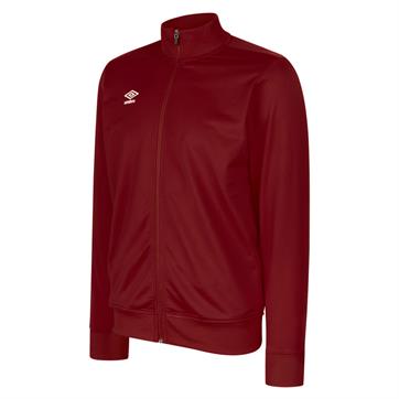 Umbro Club Essential Full Zip Poly Jacket - Claret