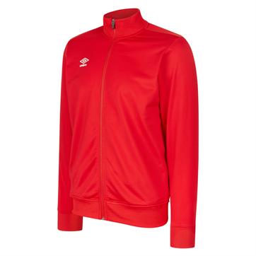 Umbro Club Essential Full Zip Poly Jacket - Red