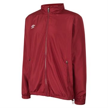 Umbro Club Essential Light Rain Jacket - Claret