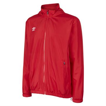 Umbro Club Essential Light Rain Jacket - Red