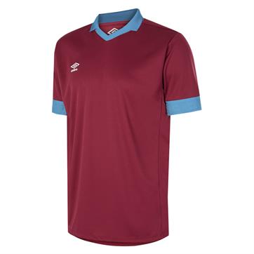 Umbro Tempest Football Shirt - New Claret/Sky Blue