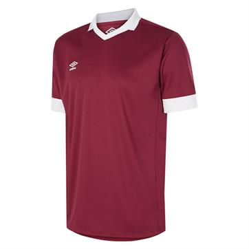 Umbro Tempest Football Shirt - New Claret/White