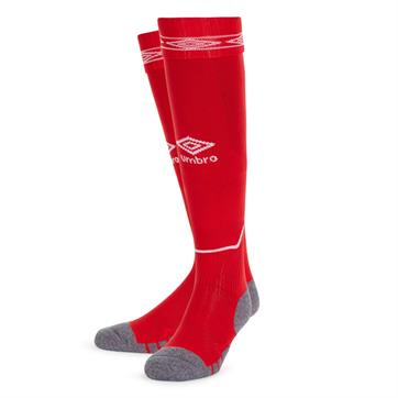 Umbro Diamond Top Socks - Vermillion/White