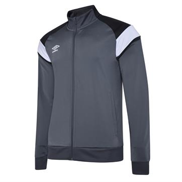Umbro Pro Club Full Zip Knitted Jacket **Last year of supply** - Carbon/Black/White