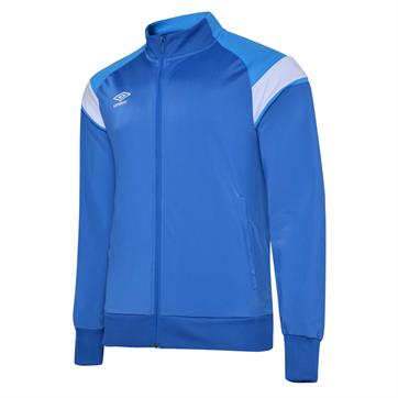Umbro Pro Club Full Zip Knitted Jacket **Last year of supply** - Royal/White