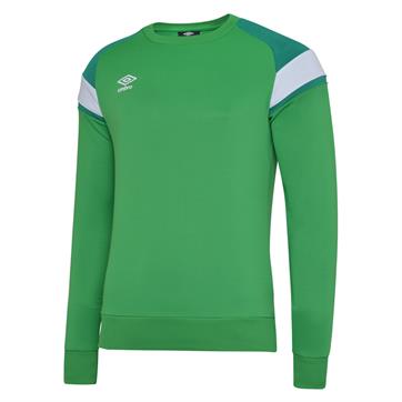 Umbro Pro Club Poly Fleece Sweatshirt **Last year of supply** - Emerald/White