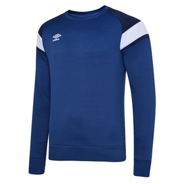 Umbro Pro Club Poly Fleece Sweatshirt **Last year of supply** - Navy/White